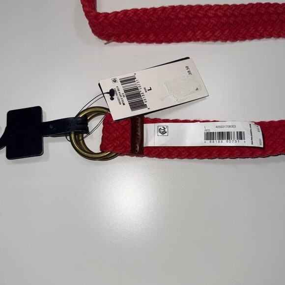 Polo Ralph Lauren Men's Braided Cotton Belt - Chili Pepper large $59 - Picture 9 of 9